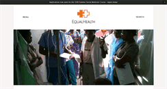 Desktop Screenshot of equalhealth.org